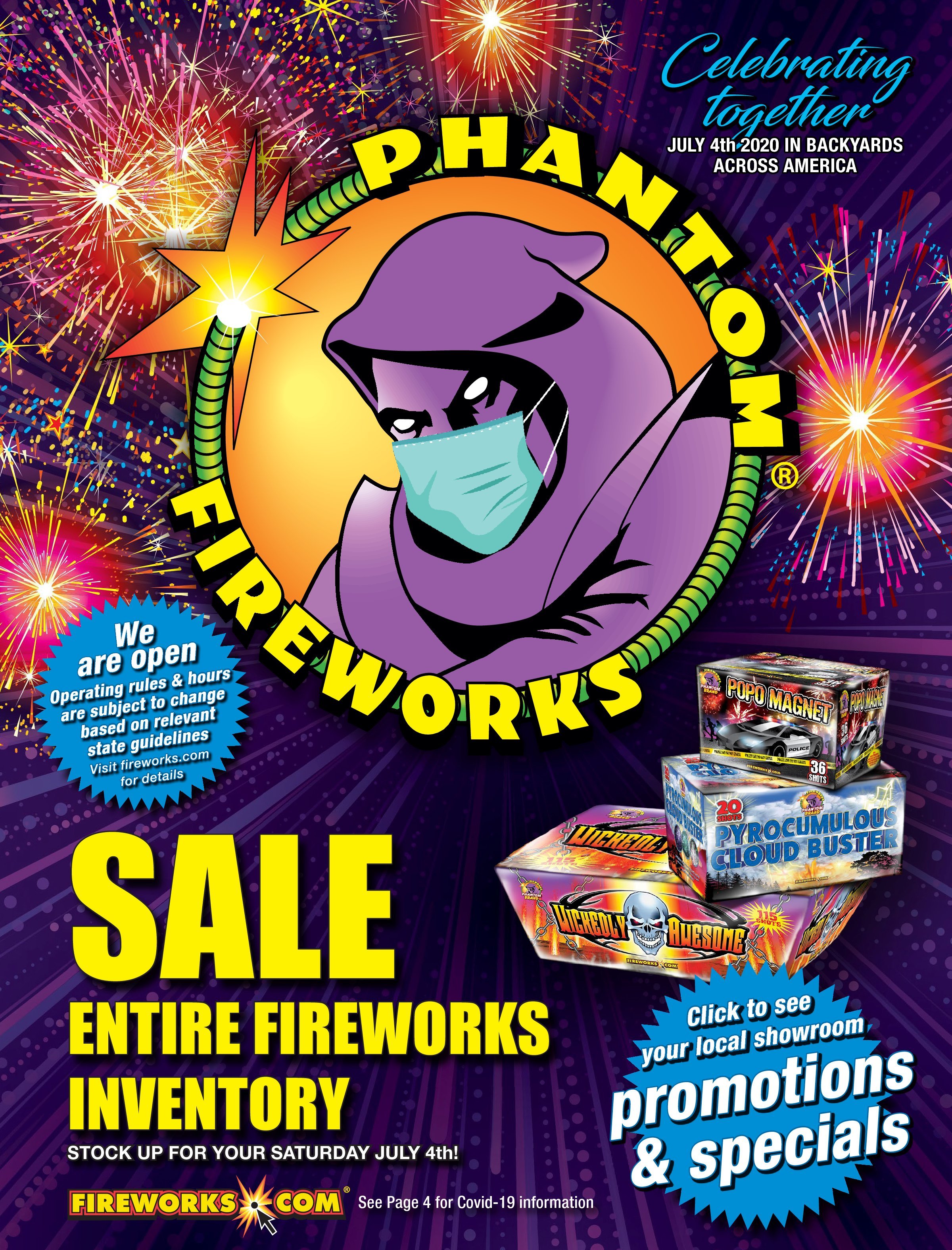 ZAPPALOG Phantom Fireworks Spring 2020 Online Catalog